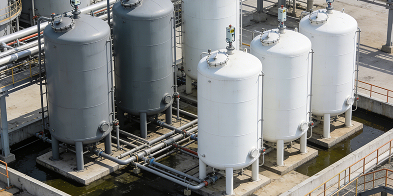 纳米银浆薄膜感应带技术的漏液监测系统在电力行业中的应用——化学水处理车间酸碱储罐区