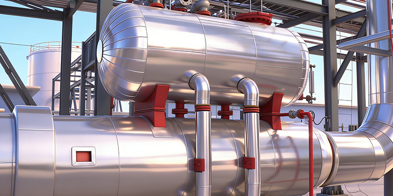 纳米银浆薄膜感应带技术的漏液监测系统在电力行业中的应用——余热锅炉管路及联箱区域