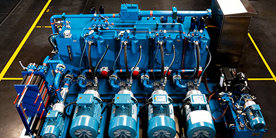 纳米银浆薄膜感应带技术的漏液监测系统在工业行业中的应用——大型机床液压系统